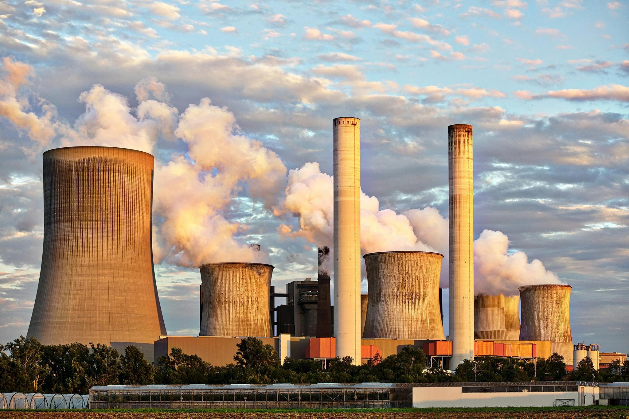Cooling towers background